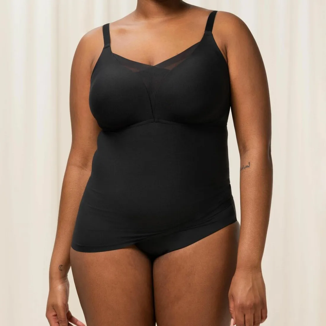 Top Sans Armatures noir Triumph Shape Smart Bra-Shirt