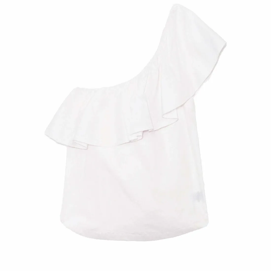 Top TILLY ivoire en coton