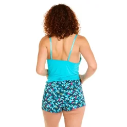 Top-short Bleu Turquoise