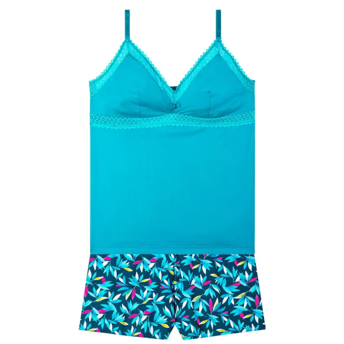 Top-short Bleu Turquoise