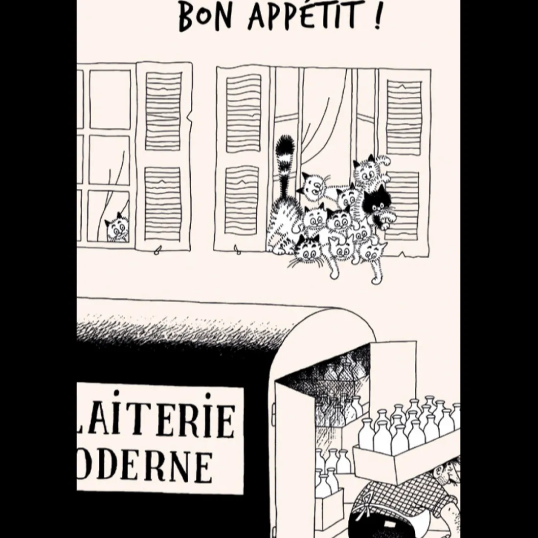 Torchon DUBOUT Bon appétit Ecru 48 x 72