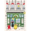 Torchon Façade caviste Ecru 48 x 72