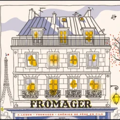 Torchon Façade Fromager Ecru 48 X 72