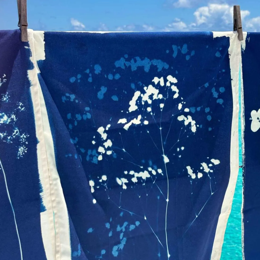 Torchon GYPSO Bleu 70 x 50