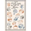 Torchon Imprimé Fromages de France Ecru 48 x 72