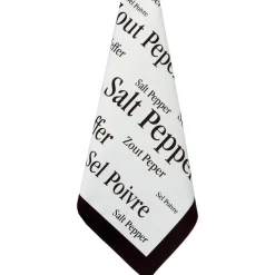 Torchon imprimé PEPPER- Noir