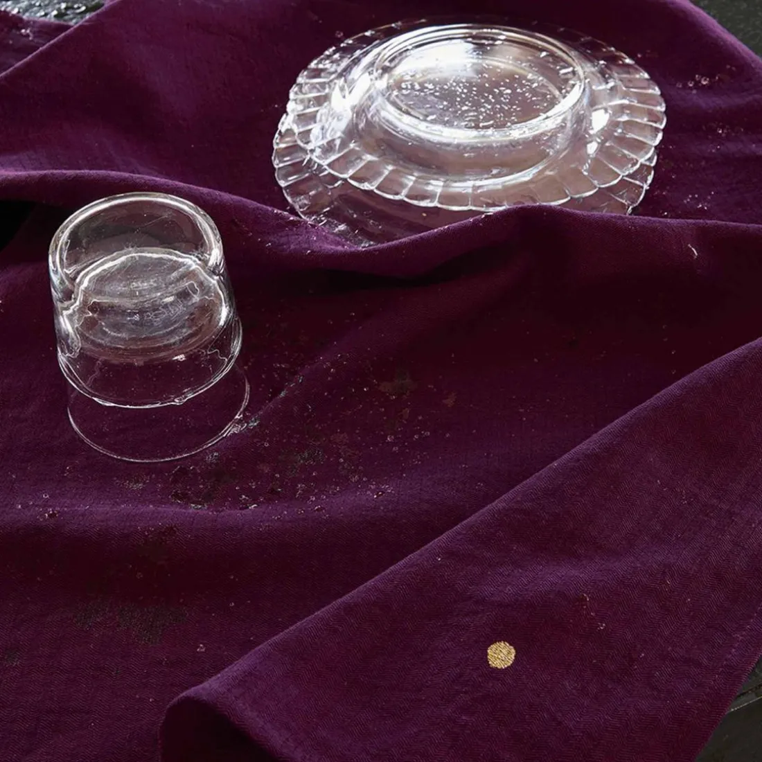 Torchon MARCEL Purple rain 80 x 50