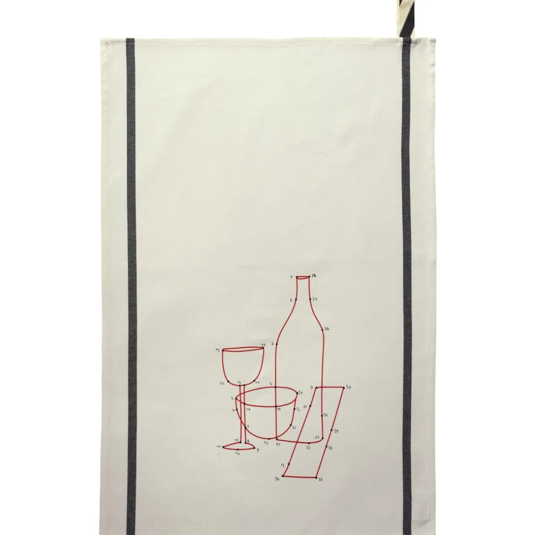 Torchon PHIL DRINK Ecru 70 x 50