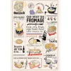 Torchon Qui veut du fromage Ecru 48 x 72