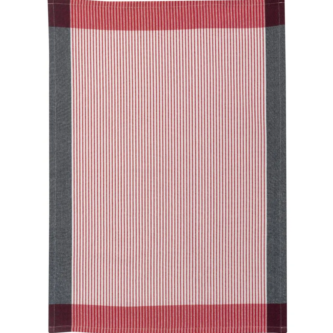 Torchon recyclé Dinis Rouge 50 x 70