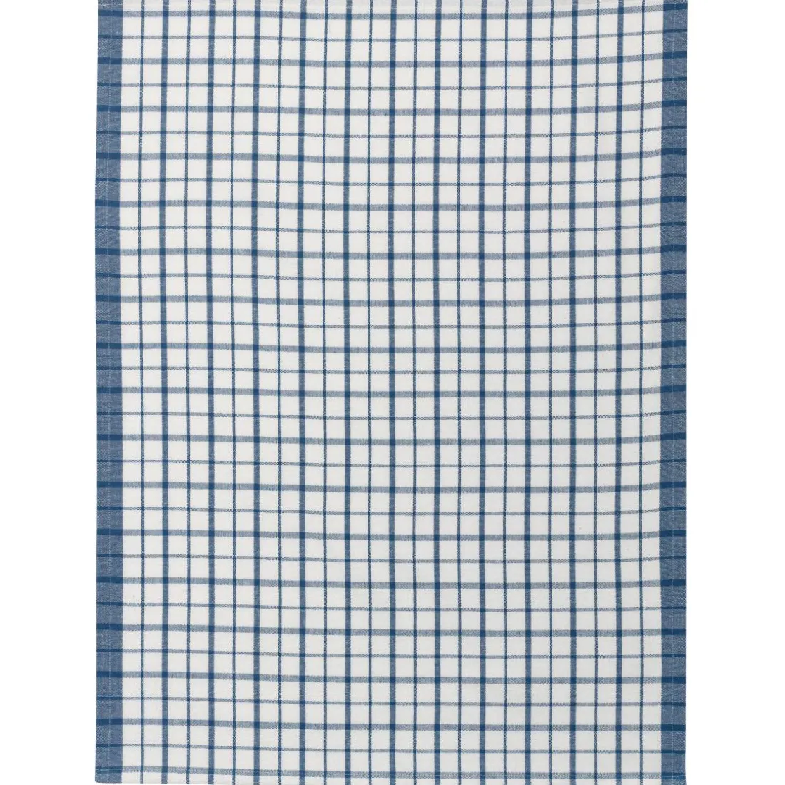 Torchon recyclé Evan Blanc/bleu 50 x 70