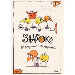 Torchon Shadoks Ils pompaient Ecru 48 x 72