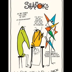 Torchon Shadoks Les fondements Ecru 48 x 72