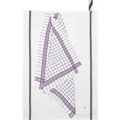 Torchon Tonton Violet 70 x 50