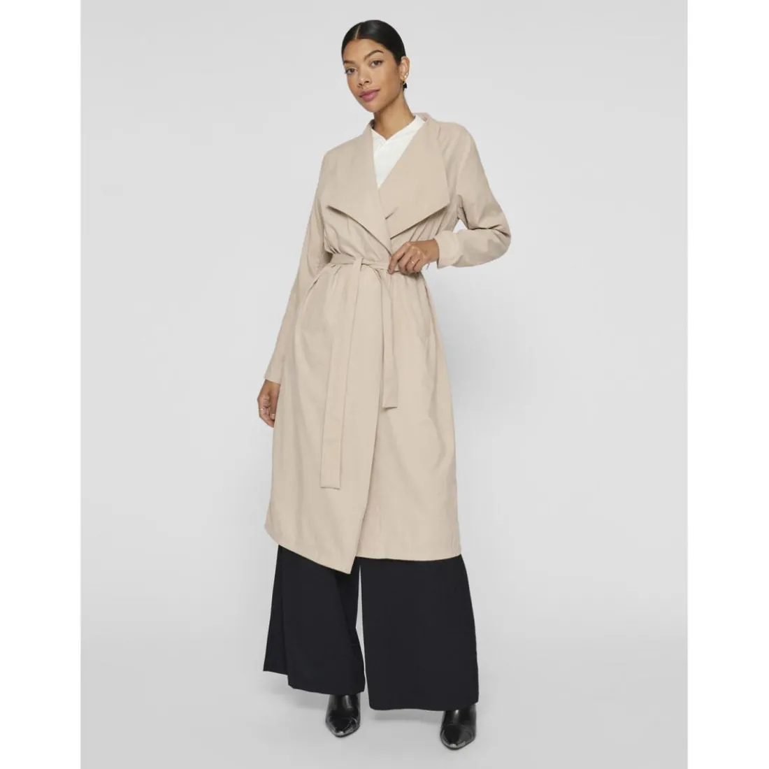 Trench à ceinture Lanni gris Gigi