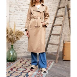 Trench FARAGO - Beige en coton