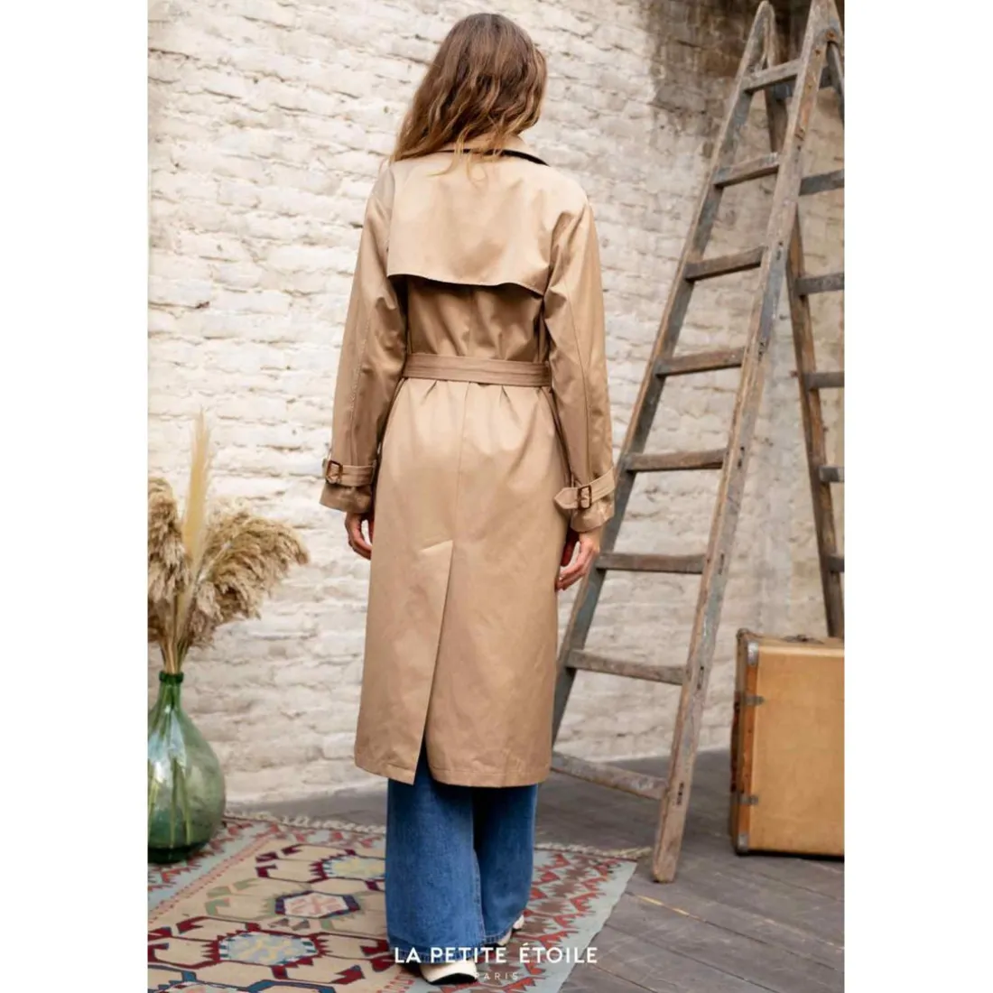 Trench FARAGO - Beige en coton