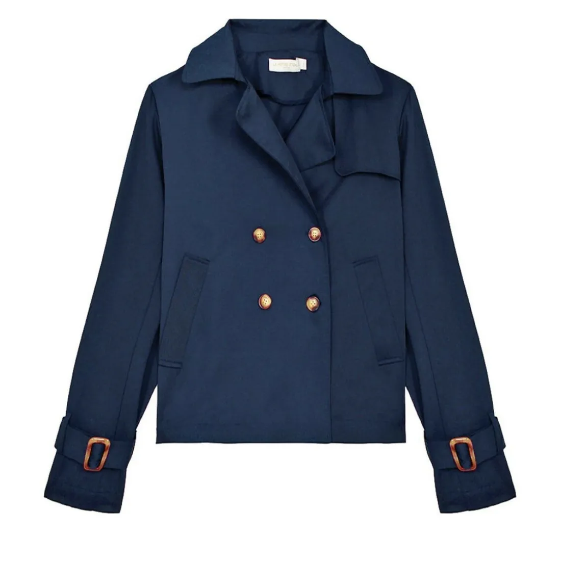Trench VIERRA marine en coton
