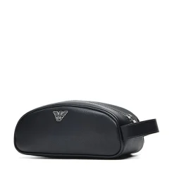 Trousse de toilette Noir en cuir