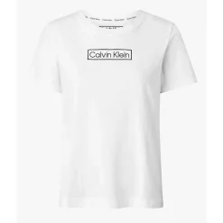 T-shirt col rond à manches courtes - Blanc Calvin Klein Underwear en coton