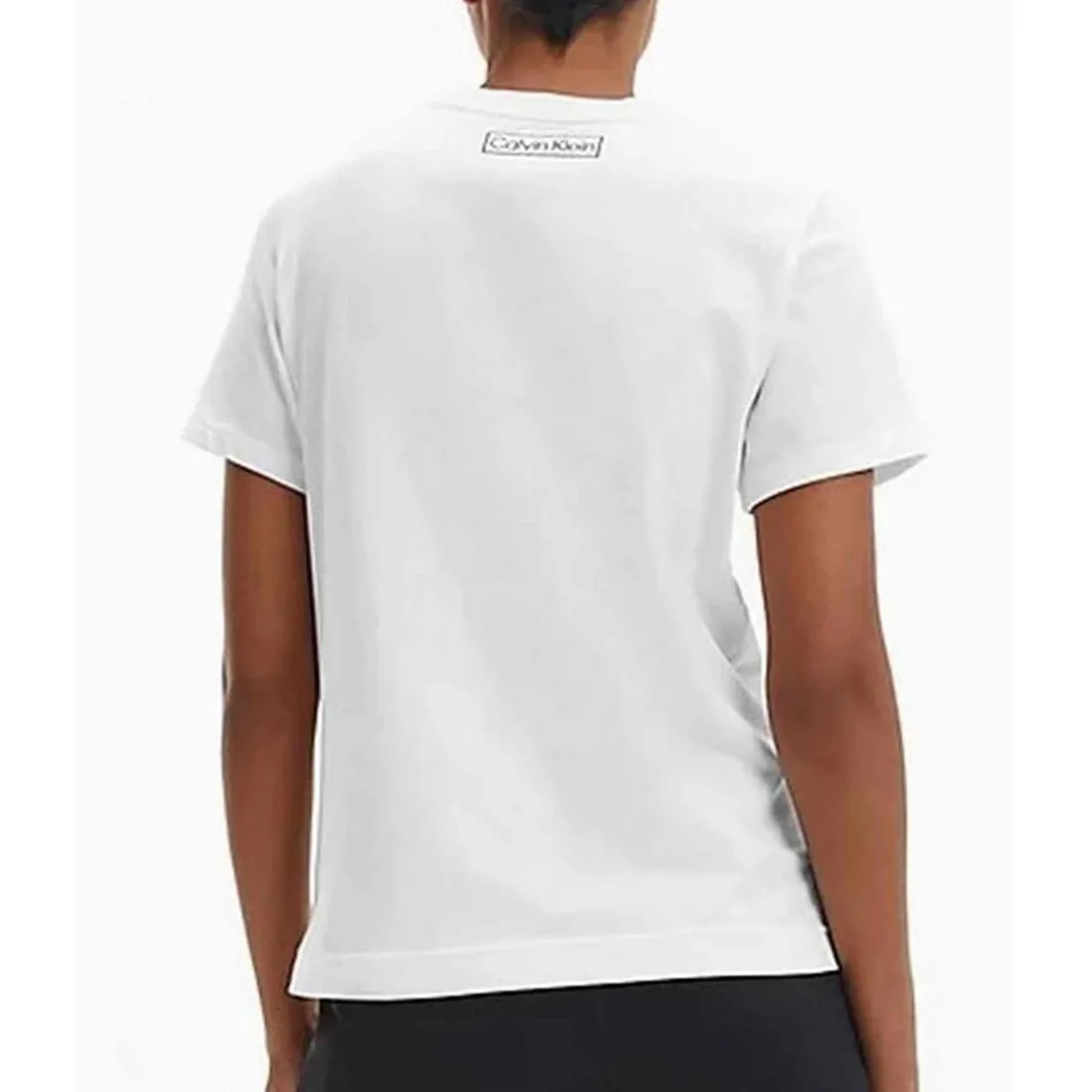 T-shirt col rond à manches courtes - Blanc Calvin Klein Underwear en coton