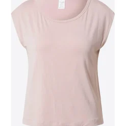 T-shirt col rond large à manches courtes - Calvin Klein Underwear Rose en coton modal
