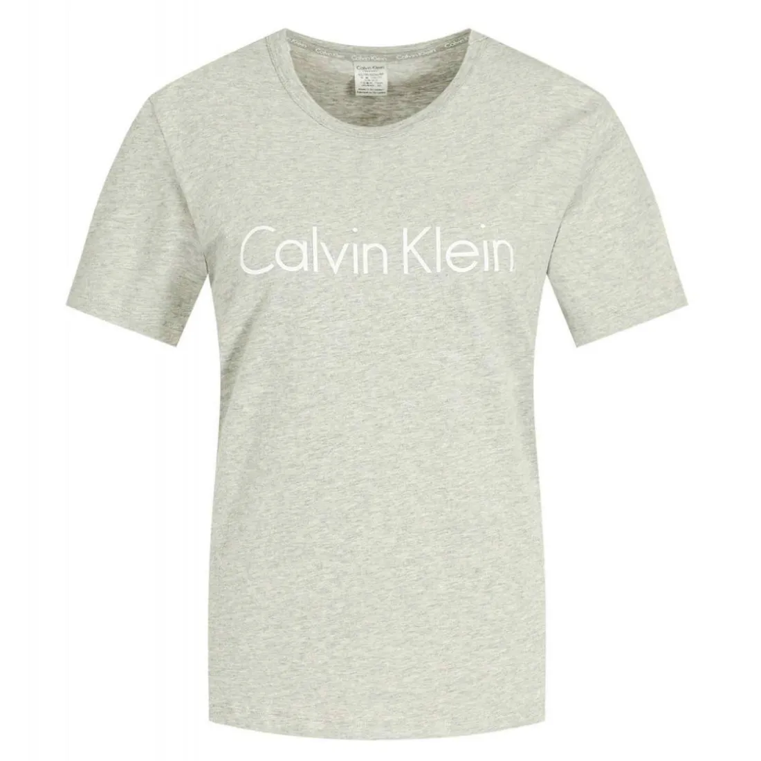Tshirt col rond manches courtes - Gris Calvin Klein Underwear en coton