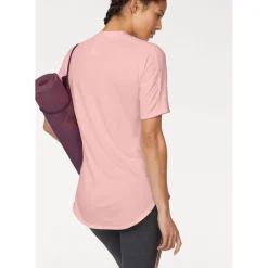 T-shirt femme ZNE TEE 2 Wool adidas Performance - Rose Vif