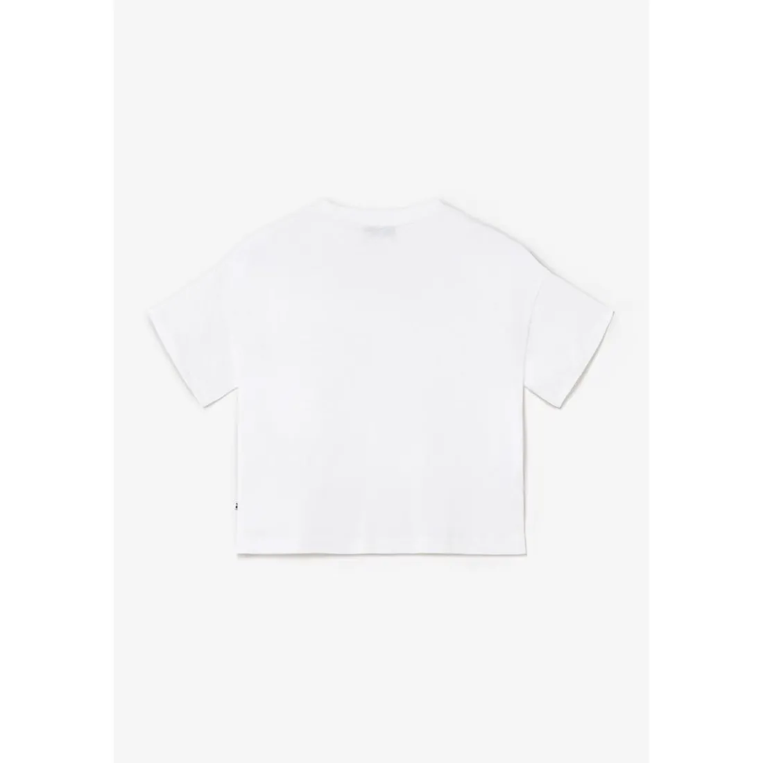 T-shirt fille Vinagi blanc en coton