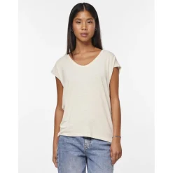 T-shirt loose fit manches courtes blanc