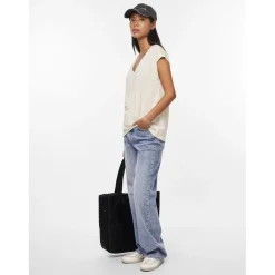 T-shirt loose fit manches courtes blanc
