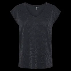 T-shirt loose fit manches courtes bleu Meg