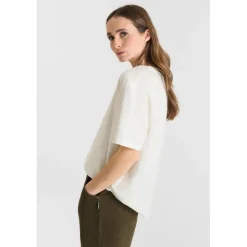 T-shirt manche courte Alasko blanc en coton Xena