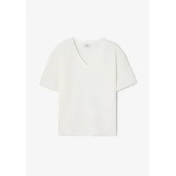 T-shirt manche courte Alasko blanc en coton Xena