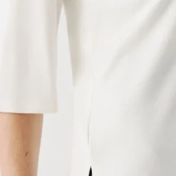 T-shirt manche courte beige en viscose