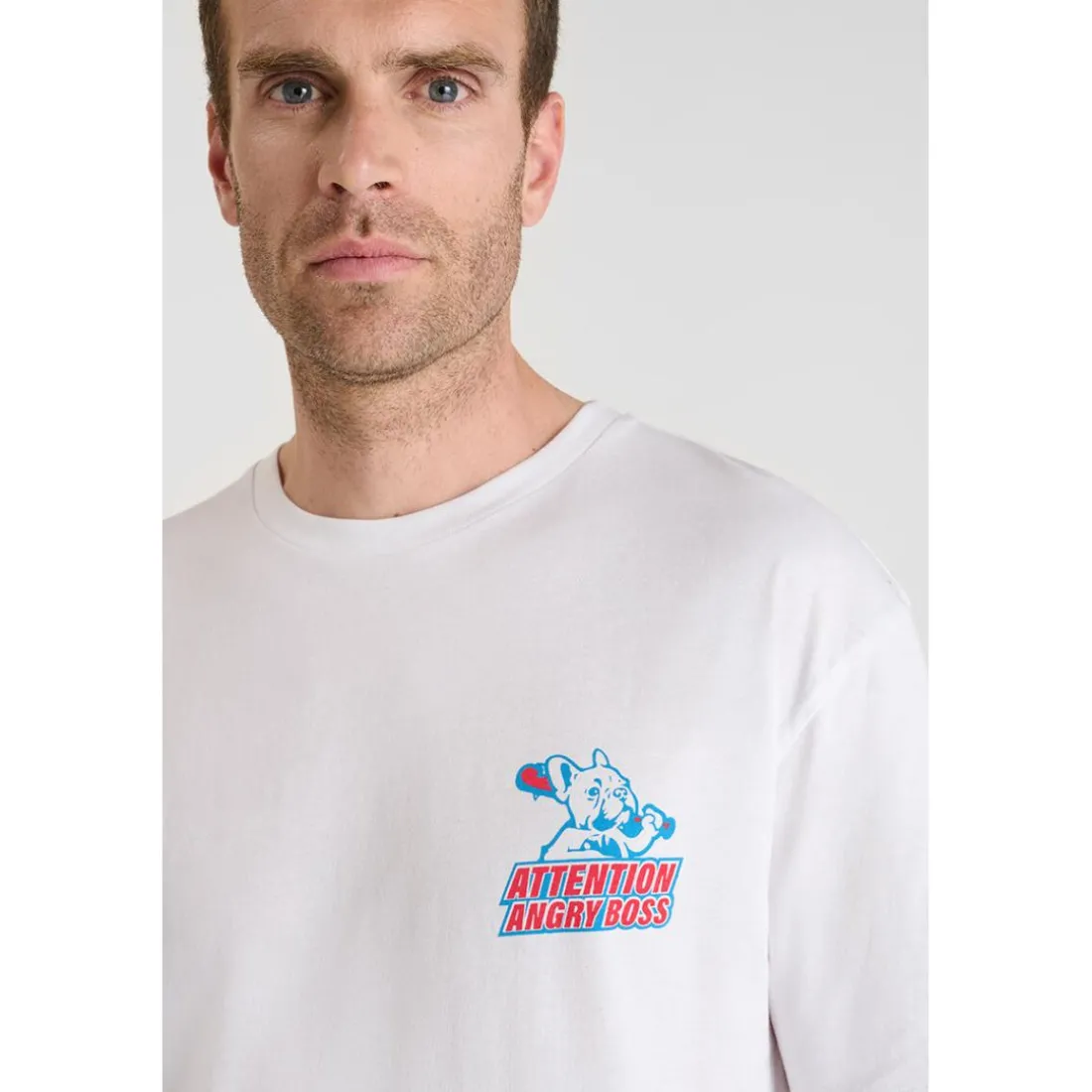 T-shirt manche courte Matthews blanc en coton Orin