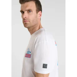 T-shirt manche courte Matthews blanc en coton Orin