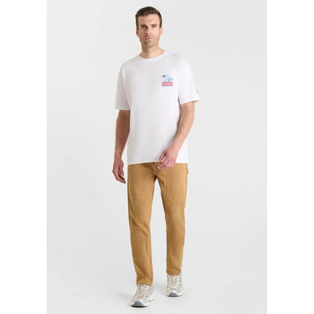 T-shirt manche courte Matthews blanc en coton Orin