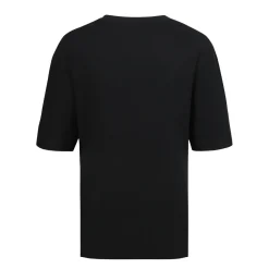 T-shirt manche courte noir en coton