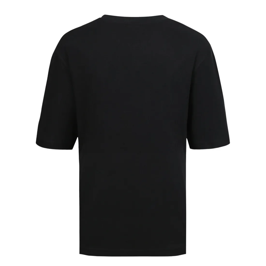 T-shirt manche courte noir en coton