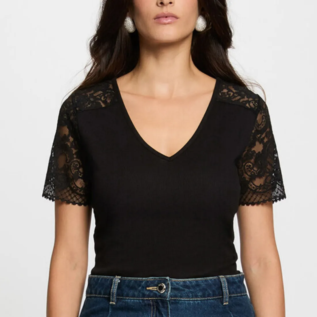 T-shirt manche courte noir