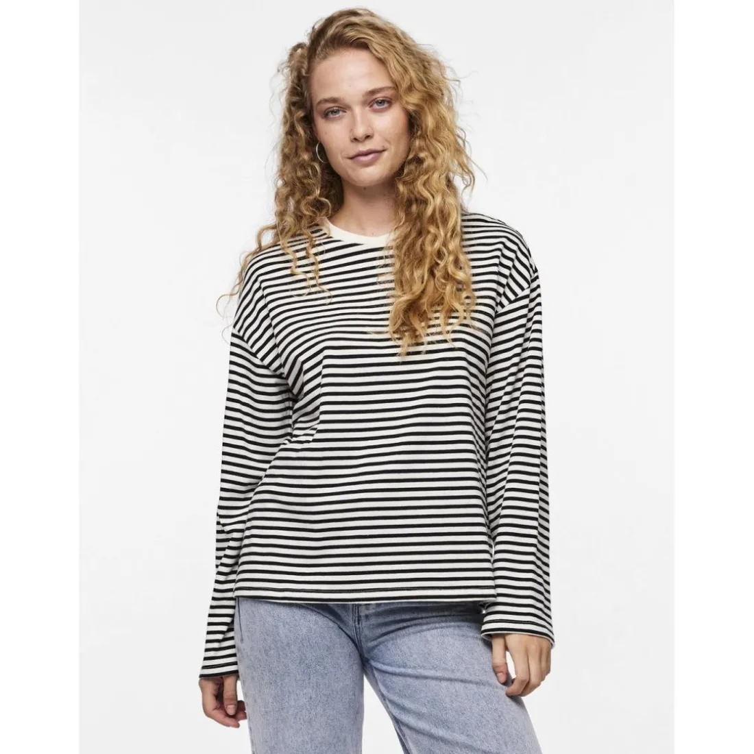 T-shirt oversize fit manches courtes blanc en coton