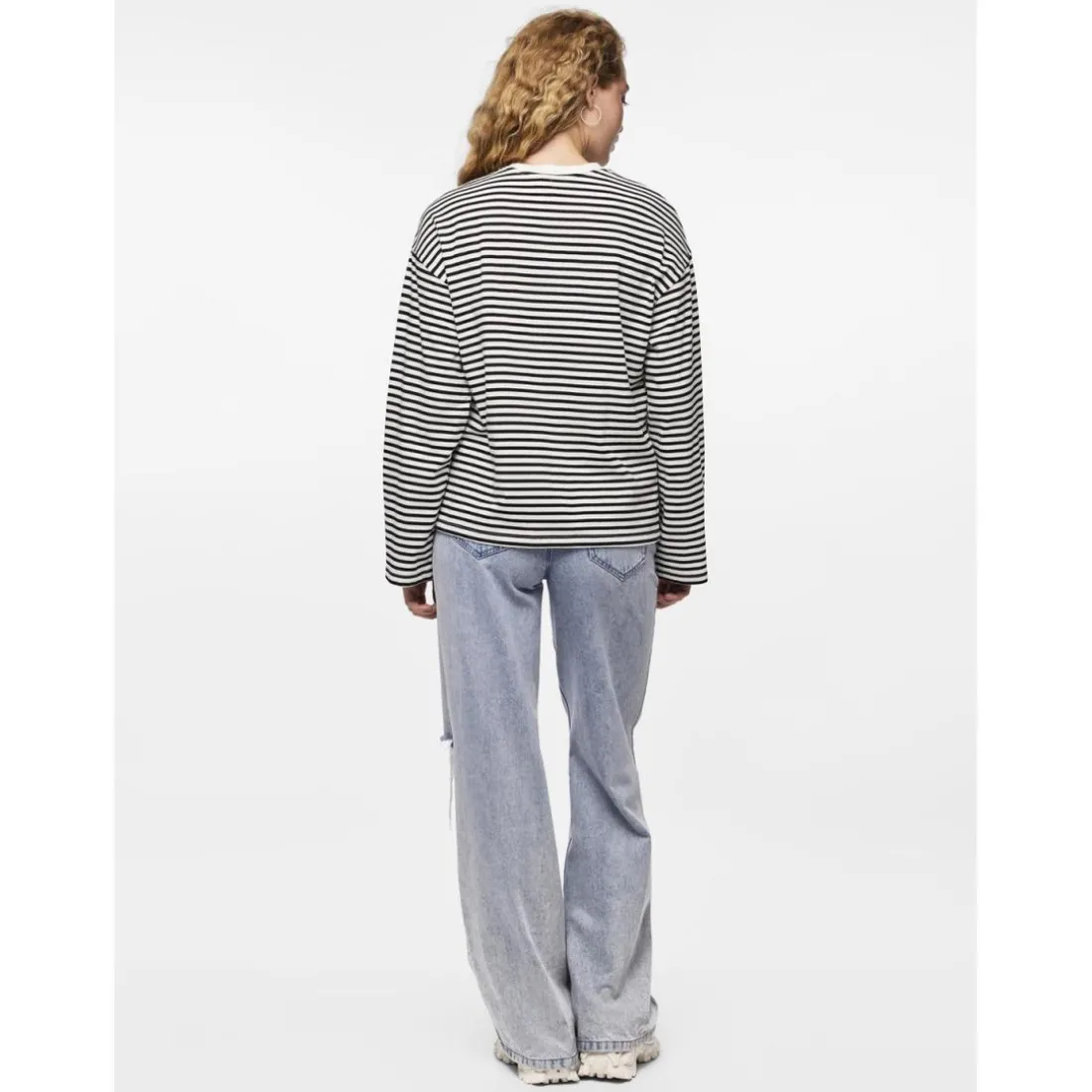 T-shirt oversize fit manches courtes blanc en coton