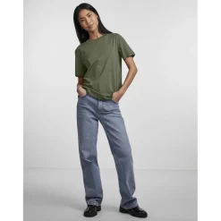 T-shirt regular fit manches courtes vert Isla