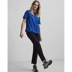 T-shirt regular fit manches courtes bleu Fawn
