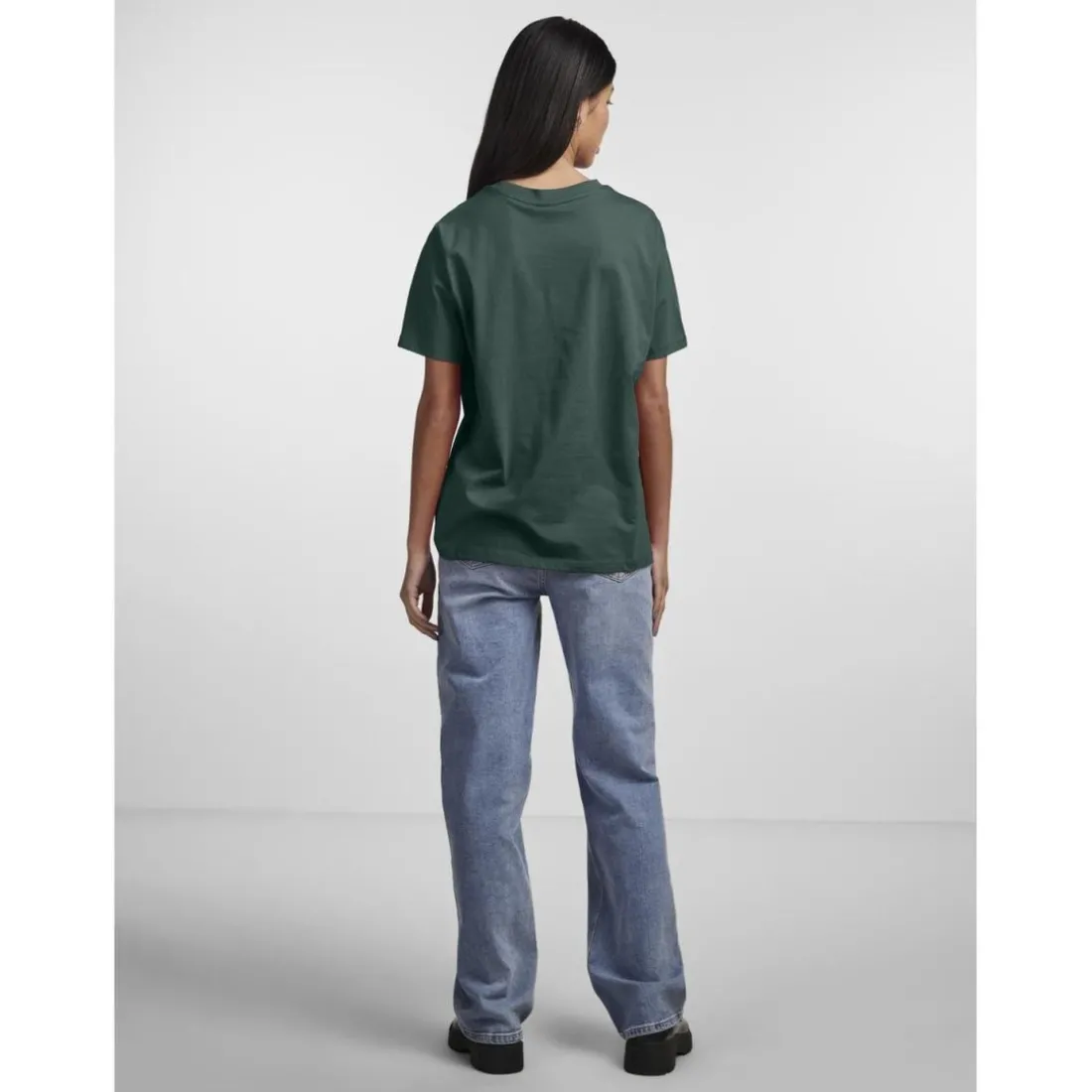 T-shirt regular fit manches courtes vert Noor