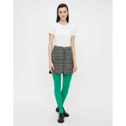 T-shirt slim fit manches courtes blanc en coton Dee