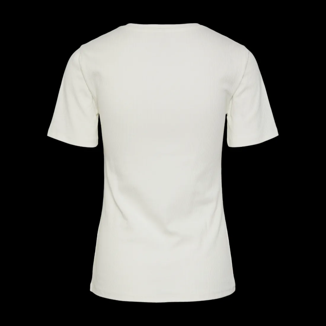 T-shirt slim fit manches courtes blanc en coton Zoé