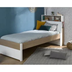 Tête de lit 90 simple NOMADE avec rangement haut