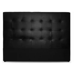 Tête de Lit Capitonnée 160 Cm Cocoon Noir
